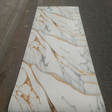 Vinil divar kağızı, oboy: Mərmər effekti verən PVC divar panelləri. 1.Arxası özü — 29