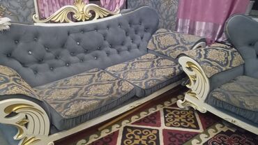 кресло кровать бишкек: Диван-керебет, түсү - Көгүлтүр, Бөлүп төлөө менен, Колдонулган
