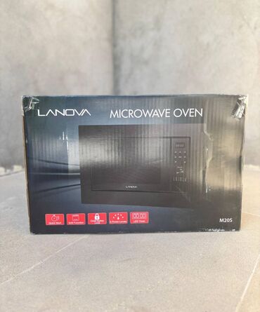 mikrodalqa: Mikrodalğalı soba Lanova, Quraşdırılan, Mikrodalğalar ilə, rəng - Qara, Yeni