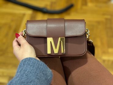 hm jakne za zene: Elegant purse, Mona, Material: Leather