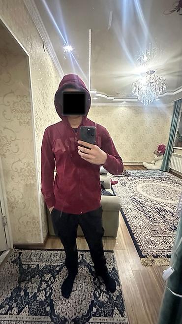 nike tech flece: Мужская толстовка, S, Us Polo Assn, Б/у, цвет - Красный — 2