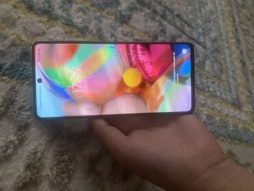 блоки питания для ноутбуков powerpoint: Samsung Galaxy A71, 128 ГБ, түсү - Кара, 2 SIM