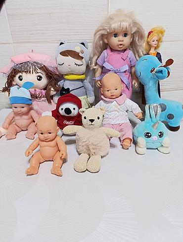 куклы игрушки: Набор игрушек и кукол — коллекция из 12 предметов. Состав: - — 2