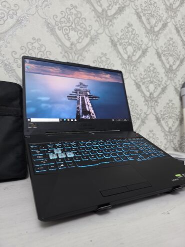 купить игровой ноутбук бу: Ноутбук, Asus, 16 ГБ ОЭТ, AMD Ryzen 7, 15.6 ", Колдонулган, Оюндар үчүн, эс тутум NVMe SSD