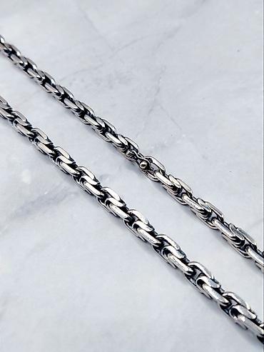 Серебряные цепочки: Цепочка, Проба 925, Унисекс, Новый — 12