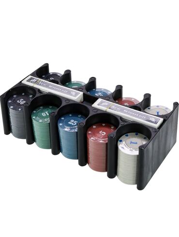 Настольные игры: Набор для покера "Texas Hold'em" в металлическом кейсе — 7