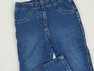 spodnie wide leg jeans: Spodnie jeansowe, 12-18 m, stan - Bardzo dobry