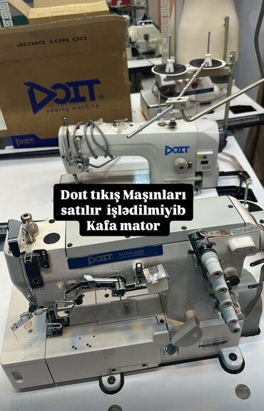 masın aksesuarları: Tikiş maşını Yeni,Overlok, 4 saplı, Ünvandan götürmə