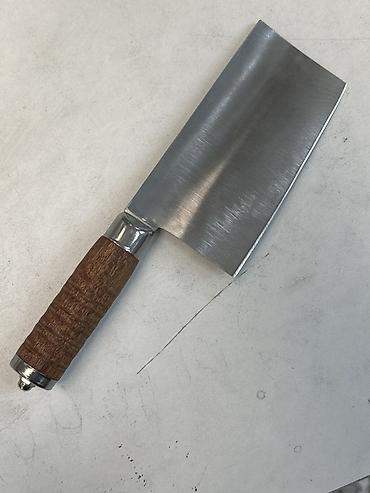 Ножи: Кухонный топорик-нож (китайский «cleaver») из нержавеющей стали. - — 2