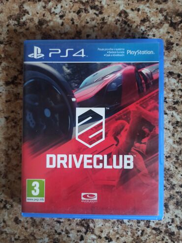 Oyun diskləri və kartricləri: Drive Club oyun diski Playstation 4 və Playstation 5 qoşub oynamaq