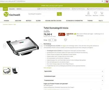 Tosteri: Kvalitetni kontaktni roštilj Inicio GC241D - Tefal; Redovna cena 150 — 3