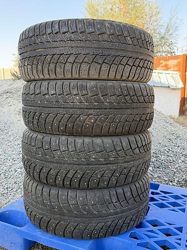 Шины 205 / 55 / R 16, Зимняя шипованная, Б/у, Комплект, Легковые, Россия, MATADOR at lalafo.kg Шины 205 / 55 / R 16, Зимняя шипованная, Б/у, Комплект, Легковые, Россия, MATADOR