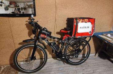 Городские велосипеды: Ramada rul zədələnib motor 350 batareya 37Amper 48 volt 80km məsafə