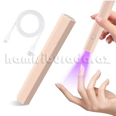 Лампы для сушки ногтей: Lak qurudan Sun Mini UV LED 3W Nail Lamp İş yerində və evdə istifadə