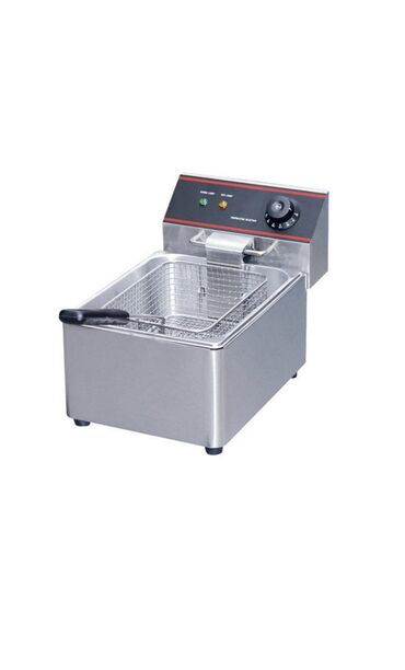Промышленные фритюрницы: Фритюрница разный размеры 4л 6л 6+6л 6л Авто таймер авто подъём 8+8л — 4