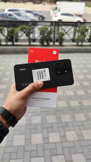 Xiaomi: Xiaomi Redmi 13C, 256 GB, rəng - Bej, 
 Barmaq izi, Face ID