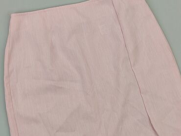 różowa spódnice w kratkę: Skirt, M (EU 38), condition - Good