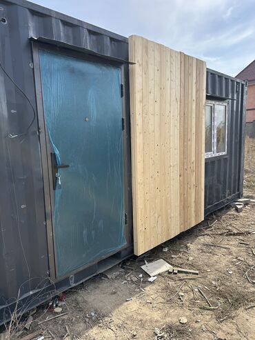 дом из контейнеров купить: Продаю Торговый контейнер, Аламединский рынок, 20 тонн, Утеплен