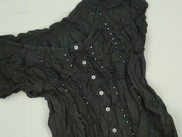 bluzki z krótkim rękawem damskie allegro: Women's blouse, 2XL (EU 44)