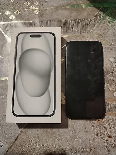 айфон 1: IPhone 15, 128 ГБ, Черный, Face ID — 6