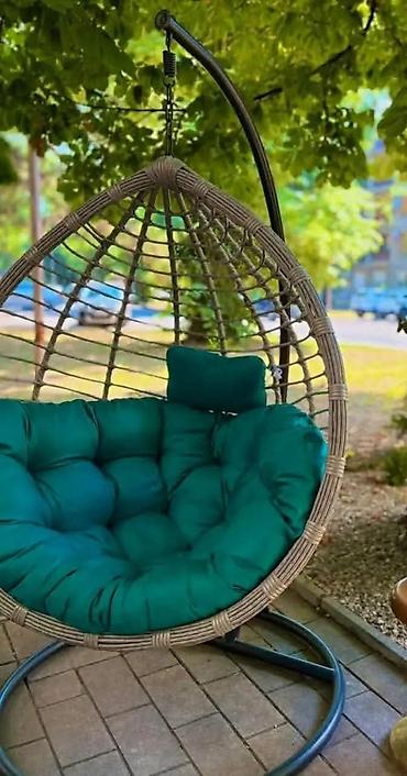 Ostali proizvodi za kuću: Jastuk za ljuljasku jaje precnika 120cm Ranforse 100%pamuk Punjenje — 2