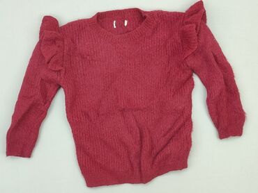 biała bluzka w czarne grochy: Sweater, 4-5 years, 104-110 cm, condition - Very good