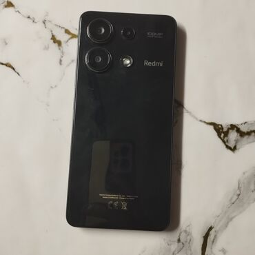 мини стралный машина: Redmi, Redmi Note 13, Колдонулган, 128 ГБ, түсү - Кара, 2 SIM