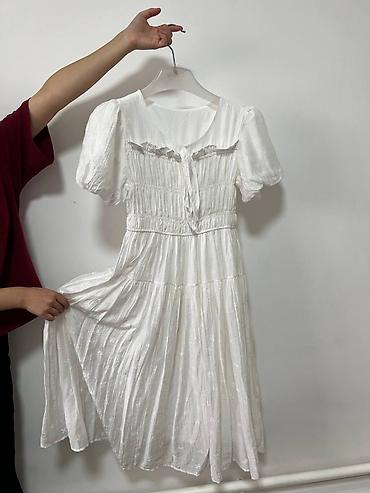 Повседневное платье, Лето, Лен, Стандарт at lalafo.kg Повседневное платье, Лето, Лен, Стандарт