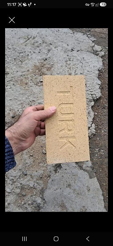 kərpic qiyməti: Oda davamli kərpiclər — 1