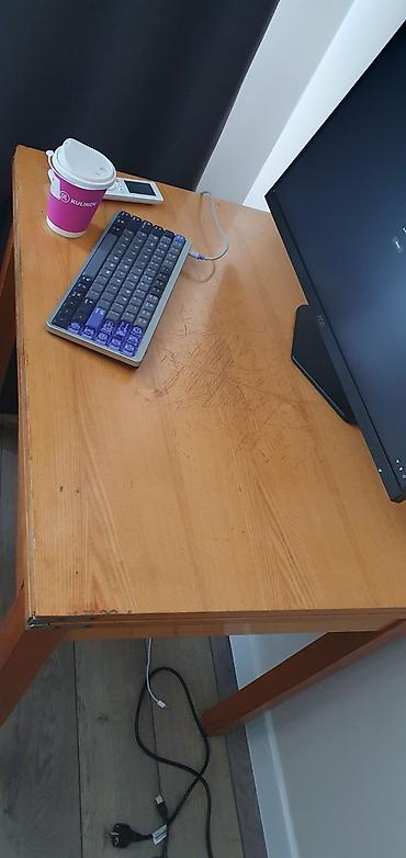 study table: Кухонный стол, Б/у, Прямоугольный, Нераскладной — 2