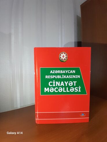 Kitablar, jurnallar, CD, DVD: Azərbaycan Respublikasının Cinayət məcəlləsi ( kiçik )