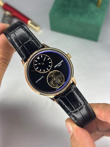 Qol saatları və aksesuarlar: Yeni, Qol saatı, Patek Phillipe, rəng - Qara — 4