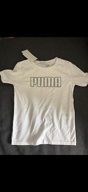 PUMA brendli ağ T‑şört 4 yaş - Rəng: ağ - Üzərində böyük “PUMA”