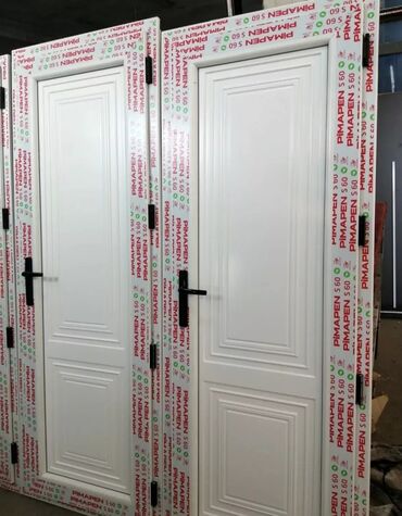 Plastik qapılar: Yeni Plastik qapı 80x200 sm Çərçivə ilə, Zəmanətli, Ödənişli quraşdırma, Pulsuz çatdırılma