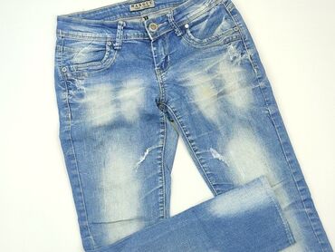 spódniczka trapezowe jeansowe: Jeans, S (EU 36), condition - Fair