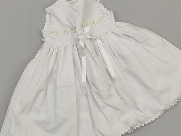 biała sukienka ażurowa: Sukienka, 12-18 m, stan - Bardzo dobry