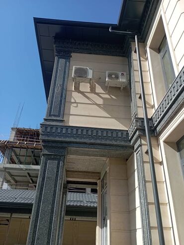 Сары-Таш, Травертин: Фасад из натурального камня современным дизайном. Фасад выполнен из — 3