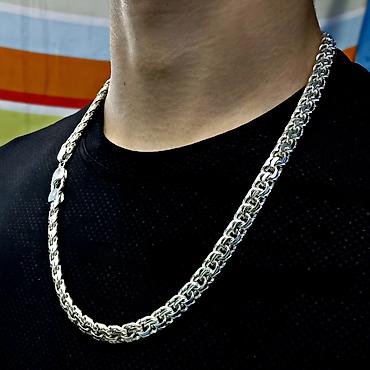 Серебряные цепочки: Серебряная цепь "Бисмарк" 150 грамм 60 см Делаю на — 6