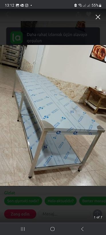 Оборудование для ресторанов, кафе: Nerjaveyka masalar və restoran avadanlıqlarının hazırlanması — 3