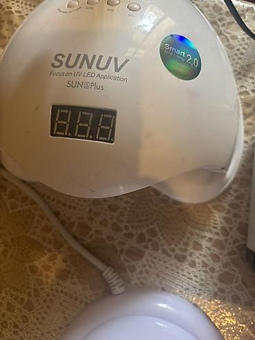 Manikür, pedikür aparatları: Manikür üçün peşəkar set Tərkib: - SUNUV SUN5 Plus UV/LED lampa — 2