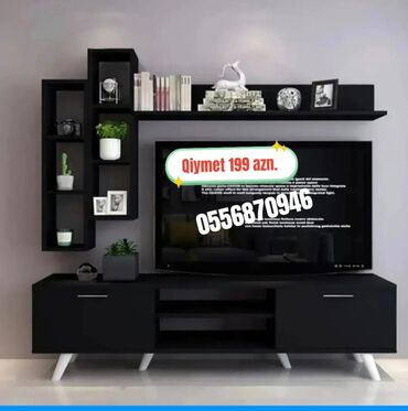 Sifarişlə masa və oturacaq dəstləri: Yeni, Düz TV altlığı, Polkalı, Laminat, Azərbaycan