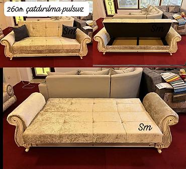 divan kohne: Açılıb-yığılan divan modeli. Klassik üslubda hazırlanmış bu divan — 4