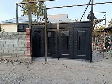 свара: Металлические откатные ворота и калитки - Тип: откатные ворота на — 5