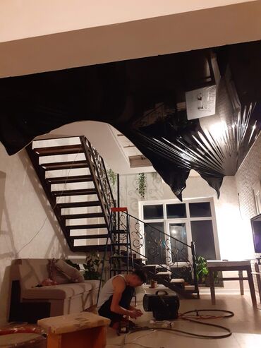 Натяжной потолок: Натяжной потолок Матовое, 3D потолки, Глянцевое Гарантия, Монтаж, Бесплатная консультация — 7