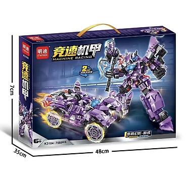 game consoles: Конструктор MINGDI «Machine Racing» 2-в-1 (модель K3104) - Набор из — 1