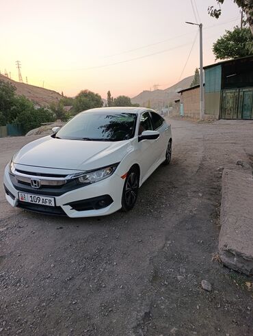 авто в рассрочку без банка без первоначального взноса в бишкеке: Honda Civic: 2016 г., 1.5 л, Вариатор, Бензин, Седан
