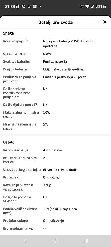 pegla za putovanja: Mini klizni telefon .Porucuje se i ceka se 10-tak dana. Obavezna — 10