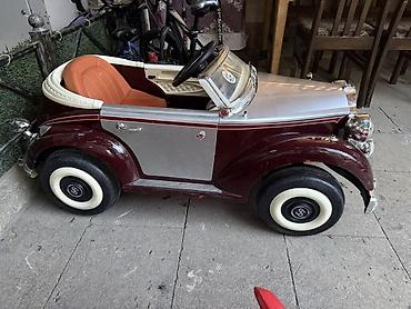 Uşaq üçün elektrik maşınları: Uşaq üçün elektrikli klassik avtomobil – retro dizayn - Korpusu — 3