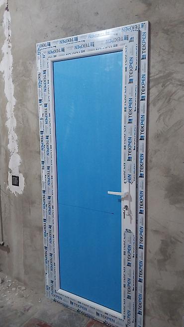 Двери и комплектующие: PVC qapı və pəncərə sistemləri - Material: PVC profil (üzərində — 3