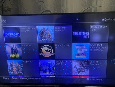 где купить sony playstation 4: Ps 4 PRO 9.00 versiyadı 2 pultu var a klasdı ps 4 kabeleri argenal öz